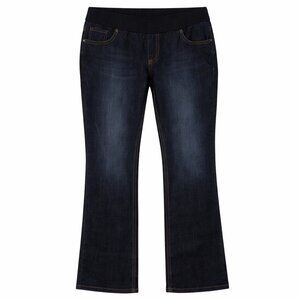 NWT HOUSE OF FREEDOM Dark Wash Pull-On Blue Jeans Size L